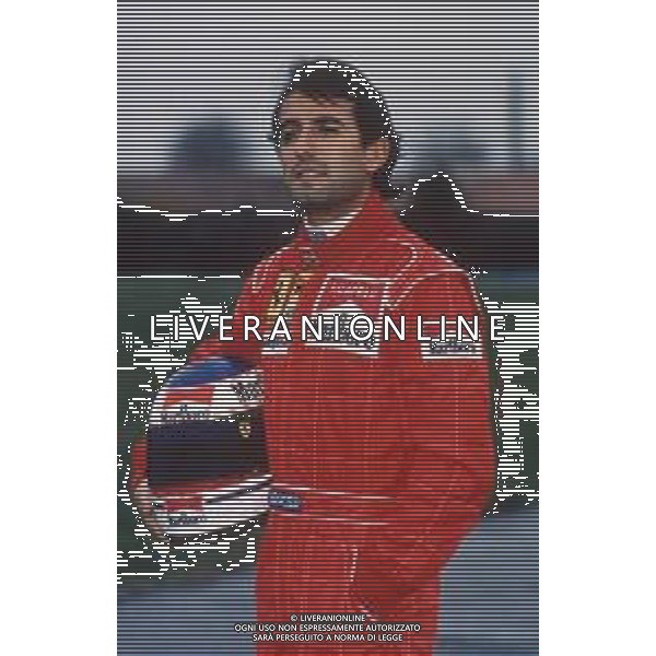 DIAP-RETROSPETTIVA IVAN CAPELLI PILOTA F1 NELLA FOTO IVAN CAPELLI NELL\'ANNO 1992 AG CONTROLUCE-AG ALDO LIVERANI SAS