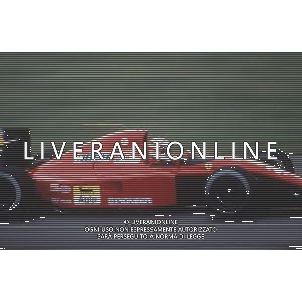 DIAP-RETROSPETTIVA IVAN CAPELLI PILOTA F1 NELLA FOTO IVAN CAPELLI NELL\'ANNO 1992 AG CONTROLUCE-AG ALDO LIVERANI SAS