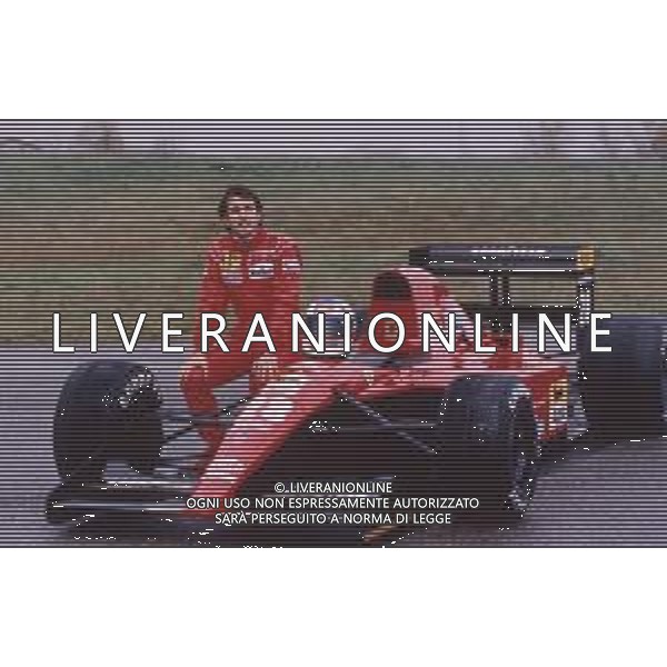 DIAP-RETROSPETTIVA IVAN CAPELLI PILOTA F1 NELLA FOTO IVAN CAPELLI NELL\'ANNO 1992 AG CONTROLUCE-AG ALDO LIVERANI SAS