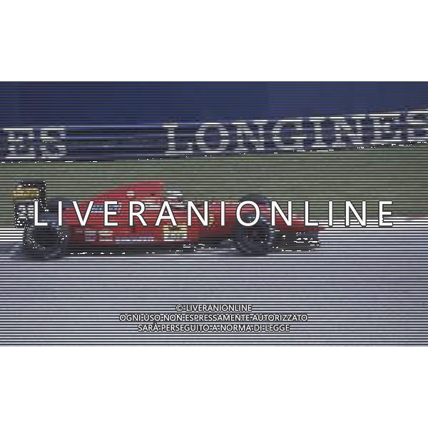DIAP-RETROSPETTIVA IVAN CAPELLI PILOTA F1 NELLA FOTO IVAN CAPELLI NELL\'ANNO 1992 AG CONTROLUCE-AG ALDO LIVERANI SAS