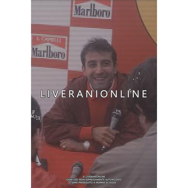 DIAP-RETROSPETTIVA IVAN CAPELLI PILOTA F1 NELLA FOTO IVAN CAPELLI NELL\'ANNO 1992 AG CONTROLUCE-AG ALDO LIVERANI SAS