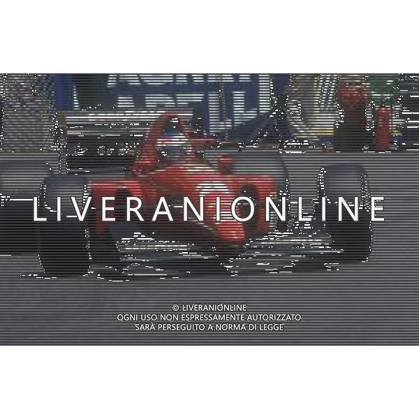 DIAP-RETROSPETTIVA IVAN CAPELLI PILOTA F1 NELLA FOTO IVAN CAPELLI NELL\'ANNO 1992 AG CONTROLUCE-AG ALDO LIVERANI SAS