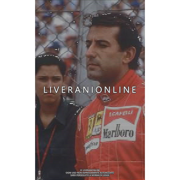 DIAP-RETROSPETTIVA IVAN CAPELLI PILOTA F1 NELLA FOTO IVAN CAPELLI NELL\'ANNO 1992 AG CONTROLUCE-AG ALDO LIVERANI SAS