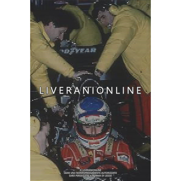 DIAP-RETROSPETTIVA IVAN CAPELLI PILOTA F1 NELLA FOTO IVAN CAPELLI NELL\'ANNO 1992 AG CONTROLUCE-AG ALDO LIVERANI SAS