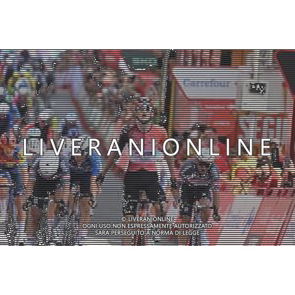 26-08-2025 Vuelta A Espana; Tappa 04 Susa - Voiron; 2025, Ineos Grenadiers; 2025, Alpecin - Deceuninck; Turner, Ben; Philipsen, Jasper; Planckaert, Edward; Voiron; foto stefano sirotti-ag aldo liverani sas