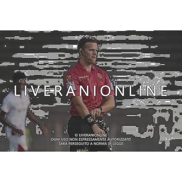 TVRG Inter vs Cagliari nella foto l\'arbitro Mattia Drigo di Portogruaro (VE) Milano 26-08-2025 Arena Civica Gianni Brera Inter vs Cagliari Finale SuperCoppa Primavera foto Roberto Garavaglia/Agenzia Aldo Liverani sas