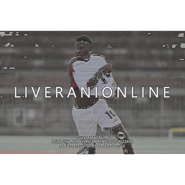 TVRG Inter vs Cagliari nella foto Paul Mendy (Cagliari) esultanza dopo il gol del 2 a 1 Milano 26-08-2025 Arena Civica Gianni Brera Inter vs Cagliari Finale SuperCoppa Primavera foto Roberto Garavaglia/Agenzia Aldo Liverani sas