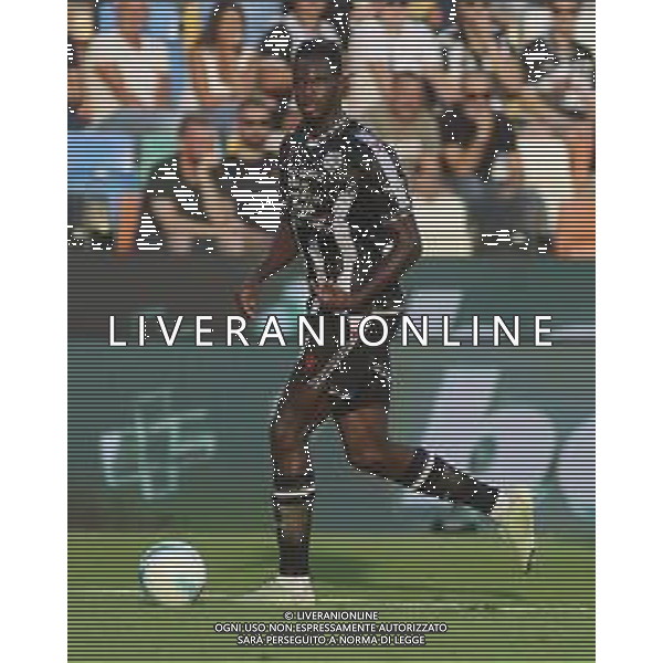 Oumar Mickael Solet Bomawoko "Solet" of Udinese FC play the ball during Udinese Calcio FC vs Hellas Verona FC, 1° Serie A Enilive 2025-26 game at Bluenergy stadium in Udine (UD), Italy, on August 25, 2025. (Photo by Davide Casentini) AG ALDO LIVERANI SAS