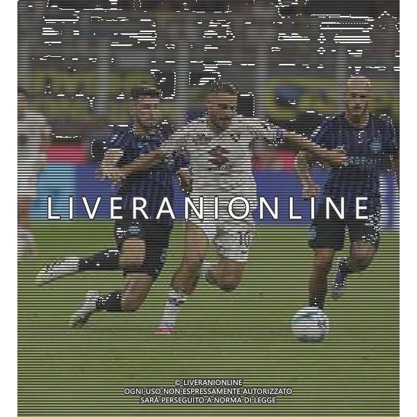PETAR SUCIC, NIKOLA VLASIC E FEDERICO DIMARCO - INTER - TORINO CAMPIONATO CALCIO SERIE A 25.08.2025 ©PAOLO GIAMPIETRI - AGENZIA ALDO LIVERANI SAS