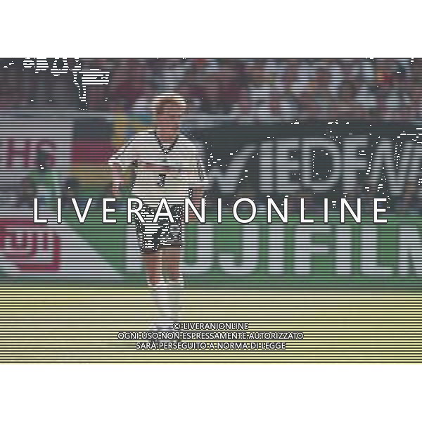 NEG-RETROSPETTIVA JORG HEINRICH CALCIATORE NELLA FOTO JORG HEINRICH CON LA MAGLIA DELLA NAZIONALE DELLA GERMANI AI MONDIALI DI FRANCIA 1998 AG ALDO LIVERANI SAS