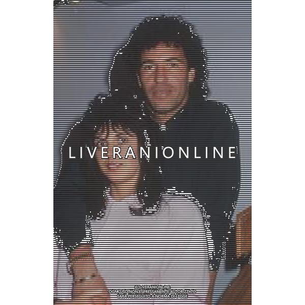 DIAP-RETROSPETTIVA ANTONIO CARECA CALCIATORE NELLA FOTO ANTONIO CARECA CON LA MOGLIE FOTO ALFREDO CAPOZZI-ARCHIVIO DFP-AG ALDO LIVERANI SAS 