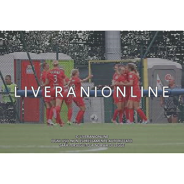 TVRCOR SK Brann – Inter Women 27-08-2025 Uefa Women’s Champions League – Konami Football Centre in Memory of Giacinto Facchetti Nella foto esultanza SK Brann dopo il goal di Dilja Zomers foto roberta corradin-ag aldo liverani sas