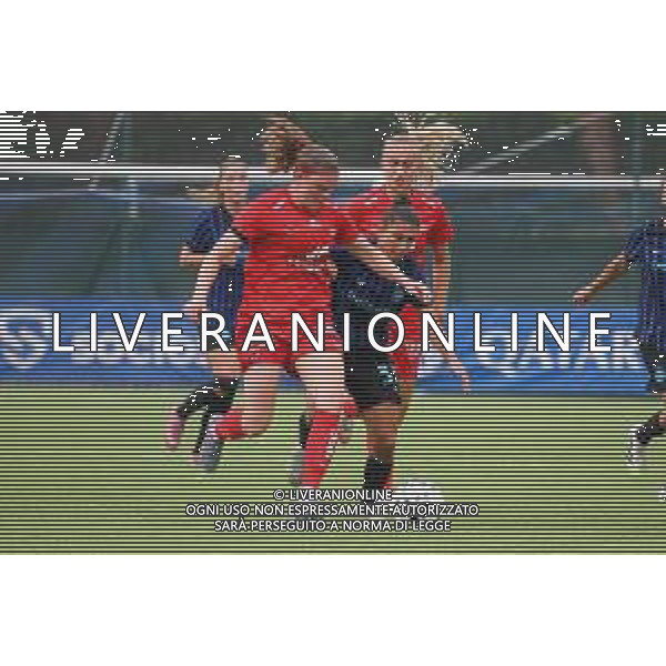 TVRCOR SK Brann – Inter Women 27-08-2025 Uefa Women’s Champions League – Konami Football Centre in Memory of Giacinto Facchetti Nella foto Elisa Bartoli e Signe Gaupset foto roberta corradin-ag aldo liverani sas