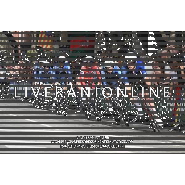 27-08-2025 Vuelta A Espana; Tappa 05 Figueres - Figueres; 2025, Groupama - Fdj; Gaudu, David; Kung, Stefan; Figueres; ©SIROTTI - AGENZIA ALDO LIVERANI SAS