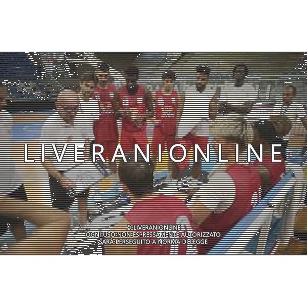 FAENZA 27 08 2025 RAGGISOLARS FAENZA-UP ANDREA COSTA BASKET IMOLA AMICHEVOLE SERIE B1 NELLA FOTO TIME OUT UP ANDREA COSTA ALLENATORE LUCA DALMONTE ©SANNA - AGENZIA ALDO LIVERANI SAS