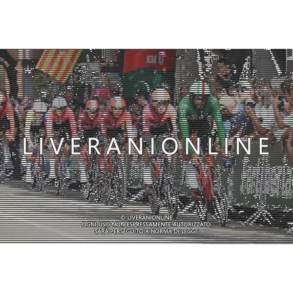 27-08-2025 Vuelta A Espana; Tappa 05 Figueres - Figueres; 2025, Ineos Grenadiers; Ganna, Filippo; Figueres; ©SIROTTI - AGENZIA ALDO LIVERANI SAS