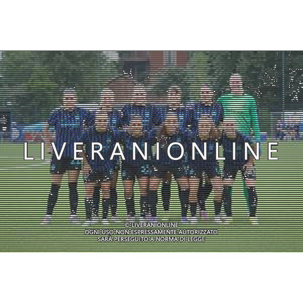 TVRCOR SK Brann – Inter Women 27-08-2025 Uefa Women’s Champions League – Konami Football Centre in Memory of Giacinto Facchetti Nella foto formazione Inter: Cecilia Runarsdottir, Katie Bowen, Haley Bugeja, Karolìna Vilhjalmsdottir, Elisa Polli, Lina Magull, Beatrice Merlo, Olivia Schough, Marija Milinkovic, Henrietta Csiszar, Elisa Bartoli ©TVRCOR Roberta Corradin - AGENZIA ALDO LIVERANI SAS