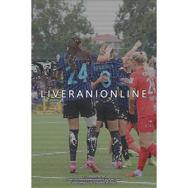 TVRCOR SK Brann – Inter Women 27-08-2025 Uefa Women’s Champions League – Konami Football Centre in Memory of Giacinto Facchetti Nella foto esultanza Inter Women dopo il goal di Karolìna Vilhjalmsdottir ©TVRCOR Roberta Corradin - AGENZIA ALDO LIVERANI SAS