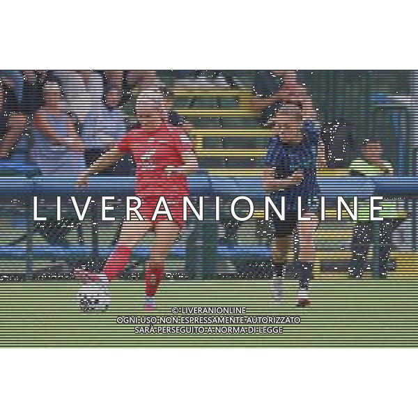 TVRCOR SK Brann – Inter Women 27-08-2025 Uefa Women’s Champions League – Konami Football Centre in Memory of Giacinto Facchetti Nella foto Nea Lehtola e Beatrice Merlo ©TVRCOR Roberta Corradin - AGENZIA ALDO LIVERANI SAS