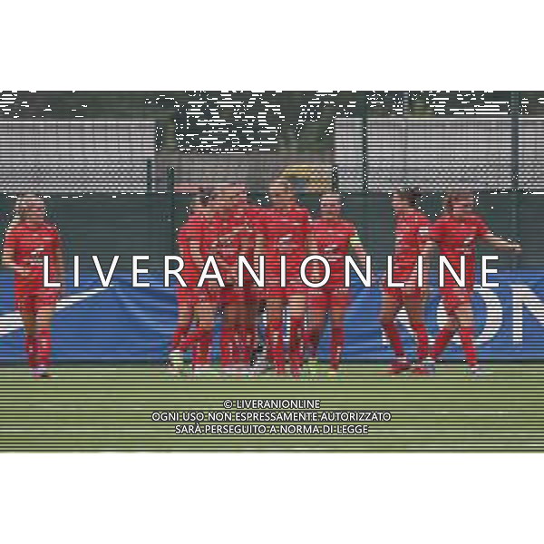 TVRCOR SK Brann – Inter Women 27-08-2025 Uefa Women’s Champions League – Konami Football Centre in Memory of Giacinto Facchetti Nella foto esultanza SK Brann dopo il goal di Signe Gaupset ©TVRCOR Roberta Corradin - AGENZIA ALDO LIVERANI SAS