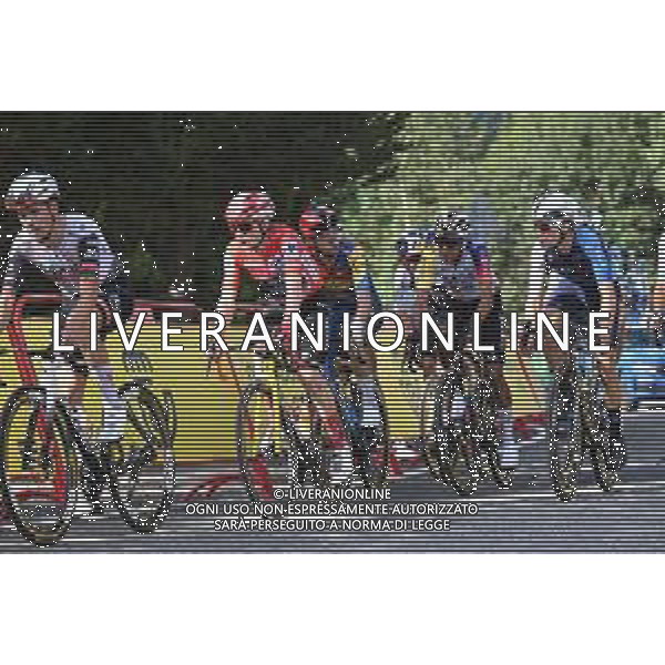 28-08-2025 Vuelta A Espana; Tappa 06 Olot - Pal; 2025, Uae Team Emirates - Xrg; 2025, Visma - Lease A Bike; Almeida, Joao; Vingegaard, Jonas; Pal; ©SIROTTI - AGENZIA ALDO LIVERANI SAS