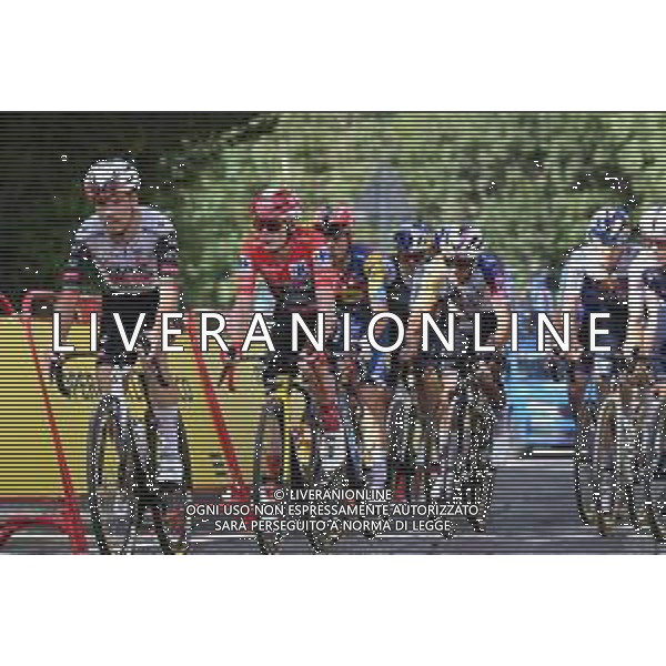 28-08-2025 Vuelta A Espana; Tappa 06 Olot - Pal; 2025, Uae Team Emirates - Xrg; 2025, Visma - Lease A Bike; Almeida, Joao; Vingegaard, Jonas; Pal; ©SIROTTI - AGENZIA ALDO LIVERANI SAS