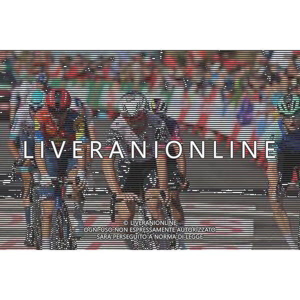 28-08-2025 Vuelta A Espana; Tappa 06 Olot - Pal; 2025, Uae Team Emirates - Xrg; 2025, Lidl - Trek; Almeida, Joao; Ciccone, Giulio; Pal; ©SIROTTI - AGENZIA ALDO LIVERANI SAS