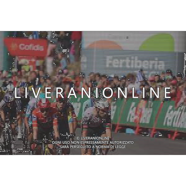 28-08-2025 Vuelta A Espana; Tappa 06 Olot - Pal; 2025, Uae Team Emirates - Xrg; 2025, Visma - Lease A Bike; Almeida, Joao; Vingegaard, Jonas; Pal; ©SIROTTI - AGENZIA ALDO LIVERANI SAS