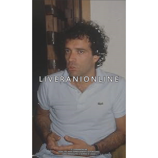 DIAP-RETROSPETTIVA ENRICO MONTESANO ATTORE NELLA FOTO ENRICO MONTESANO NELL\'ANNO 1983 AG ALDO LIVERANI SAS