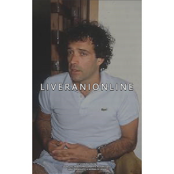 DIAP-RETROSPETTIVA ENRICO MONTESANO ATTORE NELLA FOTO ENRICO MONTESANO NELL\'ANNO 1983 AG ALDO LIVERANI SAS