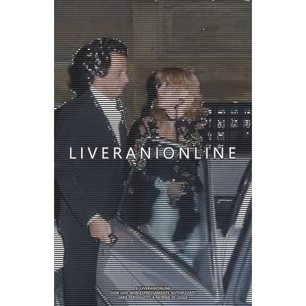 DIAP-RETROSPETTIVA ISABELLA BIAGINI ATTRICE NELLA FOTO ISABELLA BIAGINI CON G BELFIORE NELL\'ANNO 1984 A ROMA FOTO EDGARDO DELLA SCORCIOSA-AG ALDO LIVERANI SAS 