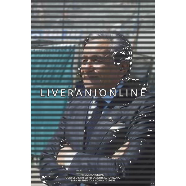DIAP-RETROSPETTIVA COSTANTINO ROZZI PRESIDENTE ASCOLI CALCIO NELLA FOTO COSTANTINO ROZZI PRESIDENTE ASCOLI CALCIO NELL\'ANNO 1985 AG ALDO LIVERANI SAS