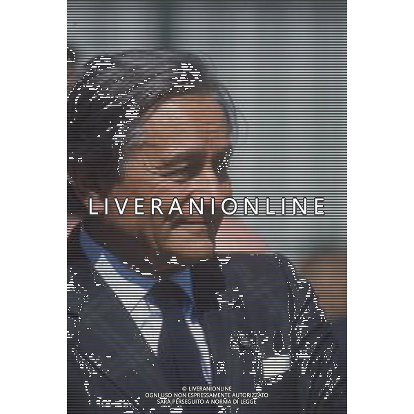 DIAP-RETROSPETTIVA COSTANTINO ROZZI PRESIDENTE ASCOLI CALCIO NELLA FOTO COSTANTINO ROZZI PRESIDENTE ASCOLI CALCIO NELL\'ANNO 1985 AG ALDO LIVERANI SAS