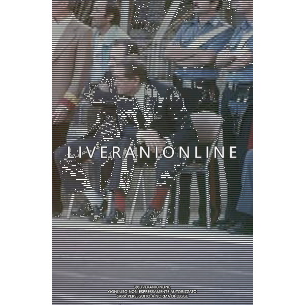 DIAP-RETROSPETTIVA COSTANTINO ROZZI PRESIDENTE ASCOLI CALCIO NELLA FOTO COSTANTINO ROZZI PRESIDENTE ASCOLI CALCIO NELL\'ANNO 1988-98 AG ALDO LIVERANI SAS 