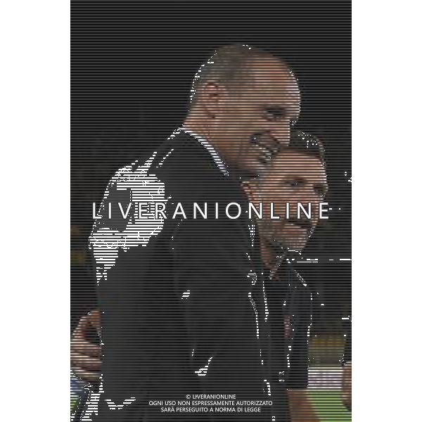 TVPG US Lecce vs AC Milan nella foto Massimiliano Allegri (Allenatore Ac Milan) ed Eusebio Di Francesco (Us Lecce), Lecce (ITA) 29-08-2025 Stadio “E. Giardiniero” Via del Mare - Seconda Giornata Serie A EniLive 2025/26 ©TVPG Pasquale Golia - AGENZIA ALDO LIVERANI SAS