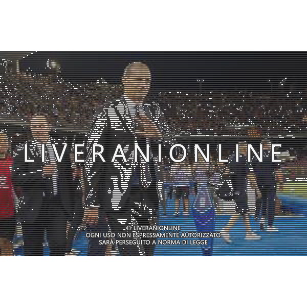 TVEM September 29, 2025 Lecce, Italy - US Lecce vs AC Milan - Italian soccer serie A 2024/25 - Via Del Mare Stadium. In the pic: coach Massimiliano Allegri of AC Milan ©TVEM Emmanuele Mastrodonato - AGENZIA ALDO LIVERANI SAS