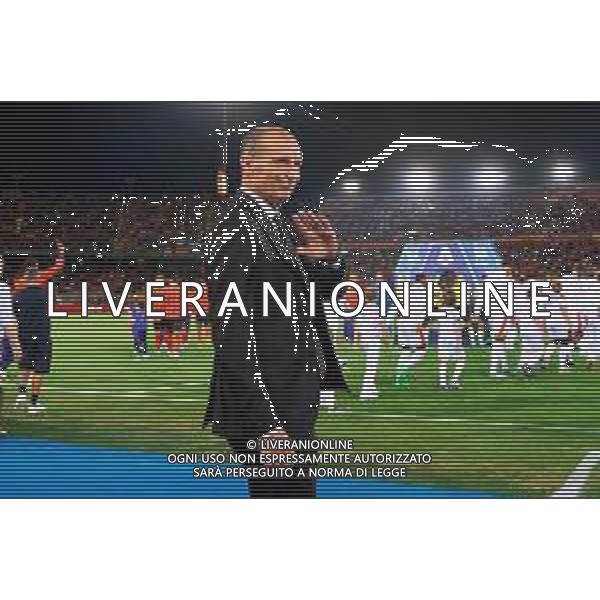 TVEM September 29, 2025 Lecce, Italy - US Lecce vs AC Milan - Italian soccer serie A 2024/25 - Via Del Mare Stadium. In the pic: coach Massimiliano Allegri of AC Milan ©TVEM Emmanuele Mastrodonato - AGENZIA ALDO LIVERANI SAS
