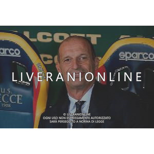 TVEM September 29, 2025 Lecce, Italy - US Lecce vs AC Milan - Italian soccer serie A 2024/25 - Via Del Mare Stadium. In the pic: coach Massimiliano Allegri of AC Milan ©TVEM Emmanuele Mastrodonato - AGENZIA ALDO LIVERANI SAS