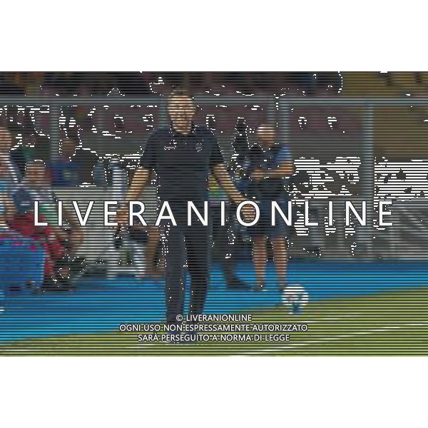 TVEM September 29, 2025 Lecce, Italy - US Lecce vs AC Milan - Italian soccer serie A 2024/25 - Via Del Mare Stadium. In the pic: coach Eusebio Di Francesco of US Lecce ©TVEM Emmanuele Mastrodonato - AGENZIA ALDO LIVERANI SAS