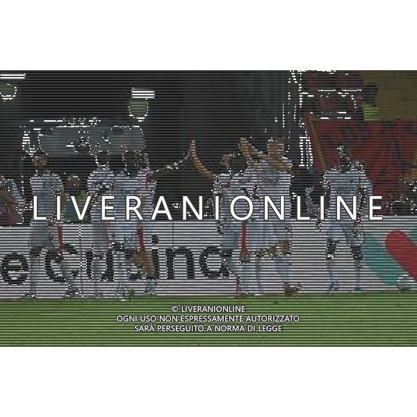 TVPG US Lecce vs AC Milan nella foto esultanza Ac Milan per la rete di Ruben Loftus-Cheek , Lecce (ITA) 29-08-2025 Stadio “E. Giardiniero” Via del Mare - Seconda Giornata Serie A EniLive 2025/26 ©TVPG Pasquale Golia - AGENZIA ALDO LIVERANI SAS