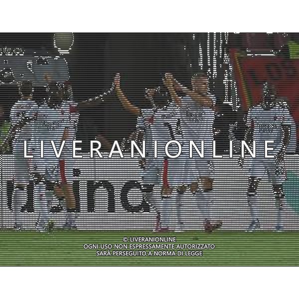 TVPG US Lecce vs AC Milan nella foto esultanza Ac Milan per la rete di Ruben Loftus-Cheek , Lecce (ITA) 29-08-2025 Stadio “E. Giardiniero” Via del Mare - Seconda Giornata Serie A EniLive 2025/26 ©TVPG Pasquale Golia - AGENZIA ALDO LIVERANI SAS