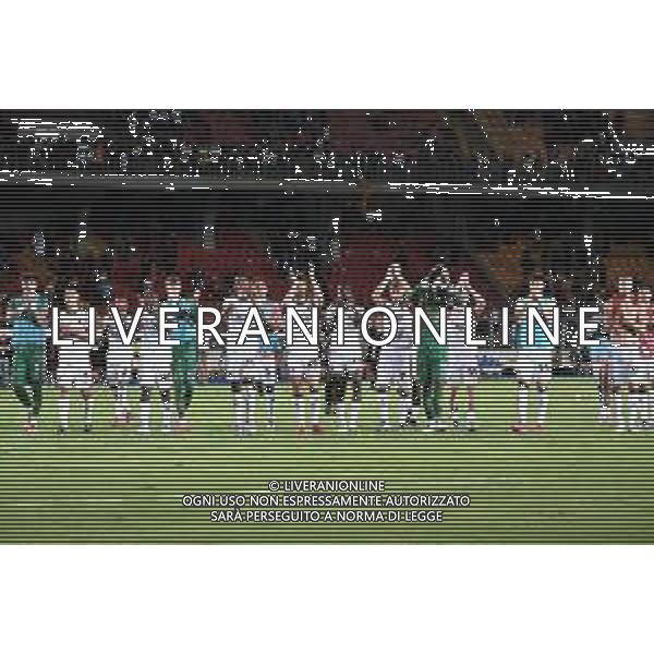 TVPG US Lecce vs AC Milan nella foto esultanza Ac Milan dopo la vittoria, Lecce (ITA) 29-08-2025 Stadio “E. Giardiniero” Via del Mare - Seconda Giornata Serie A EniLive 2025/26 ©TVPG Pasquale Golia - AGENZIA ALDO LIVERANI SAS