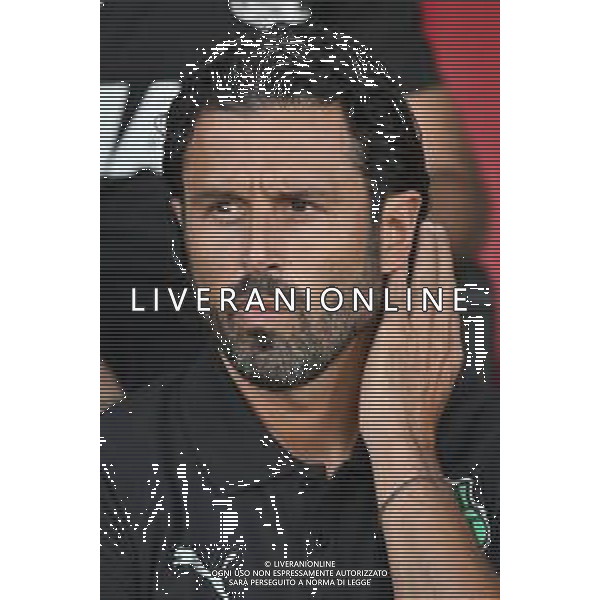 TVRG Cremonese vs Sassuolo nella foto Fabio Grosso allenatore Sassuolo Cremona 29-08-2025 Stadio Giovanni Zini Cremonese vs Sassuolo Campionato Serie A Enilive - 2a giornata foto Roberto Garavaglia/Agenzia Aldo Liverani sas
