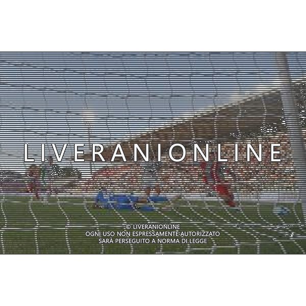 Arnaldo Antonio Sanabria Ayala "T.Sanabria" of US Cremonese scores a goal during US Cremonese vs US Sassuolo, 2° Serie A Enilive 2025-26 game at Renato Zini stadium in Cremona (CR), Italy, on August 28, 2025. (Photo by Davide Casentini) AG ALDO LIVERANI SAS