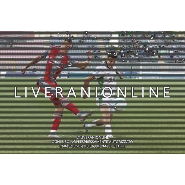 Filippo Terracciano of US Cremonese battle for the ball with Daniel Boloca of US Sassuolo during US Cremonese vs US Sassuolo, 2° Serie A Enilive 2025-26 game at Renato Zini stadium in Cremona (CR), Italy, on August 28, 2025. (Photo by Davide Casentini) AG ALDO LIVERANI SAS