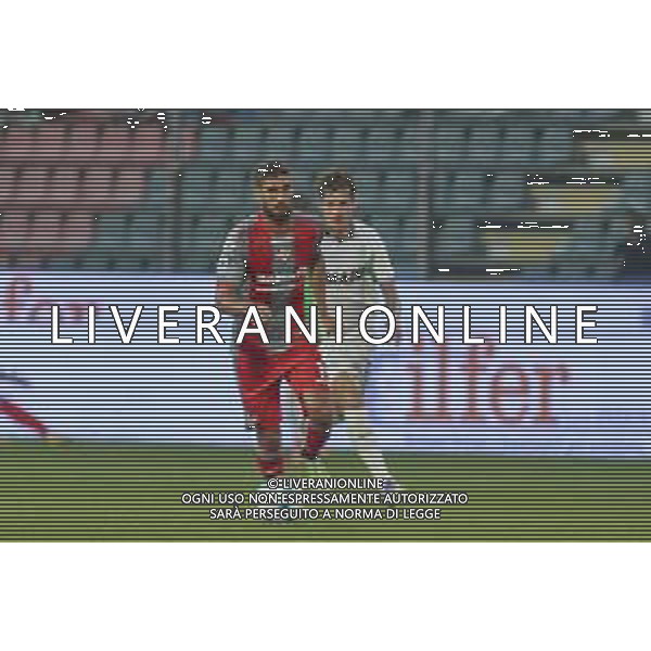 Matteo Bianchetti of US Cremonese play the ball during US Cremonese vs US Sassuolo, 2° Serie A Enilive 2025-26 game at Renato Zini stadium in Cremona (CR), Italy, on August 28, 2025. (Photo by Davide Casentini) AG ALDO LIVERANI SAS