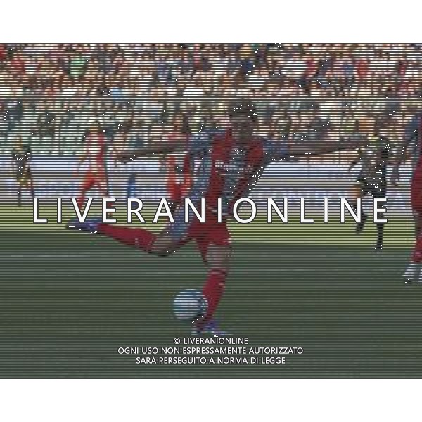 Alessio Zerbin of US Cremonese kick the ball during US Cremonese vs US Sassuolo, 2° Serie A Enilive 2025-26 game at Renato Zini stadium in Cremona (CR), Italy, on August 28, 2025. (Photo by Davide Casentini) AG ALDO LIVERANI SAS