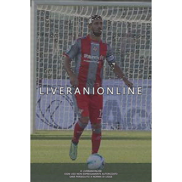 Matteo Bianchetti of US Cremonese play the ball during US Cremonese vs US Sassuolo, 2° Serie A Enilive 2025-26 game at Renato Zini stadium in Cremona (CR), Italy, on August 28, 2025. (Photo by Davide Casentini) AG ALDO LIVERANI SAS