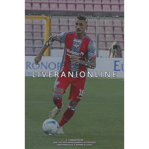 Michele Collocolo of US Cremonese play the ball during US Cremonese vs US Sassuolo, 2° Serie A Enilive 2025-26 game at Renato Zini stadium in Cremona (CR), Italy, on August 28, 2025. (Photo by Davide Casentini) AG ALDO LIVERANI SAS