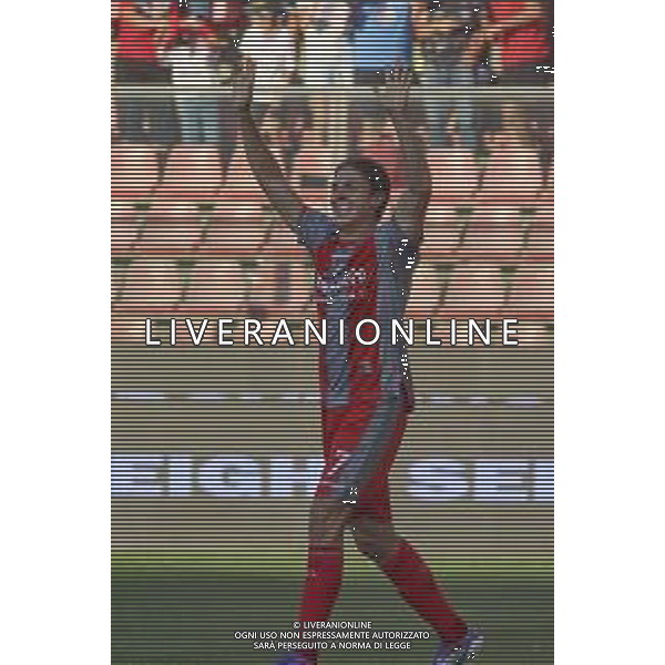 Alessio Zerbin of US Cremonese celebrates Arnaldo Antonio Sanabria Ayala "T.Sanabria" of US Cremonese goal during US Cremonese vs US Sassuolo, 2° Serie A Enilive 2025-26 game at Renato Zini stadium in Cremona (CR), Italy, on August 28, 2025. (Photo by Davide Casentini) AG ALDO LIVERANI SAS
